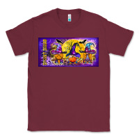 Burgundy spooky squad mug Classic Tee - BundleAndBundleShop