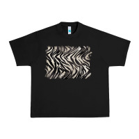 Black zebra pattern background Urban Heavy Tee - BarkalooDesign