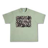 Oil Green zebra pattern background Urban Heavy Tee - BarkalooDesign