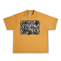 Peanut Butter zebra pattern background Urban Heavy Tee - BarkalooDesign