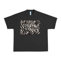 Pigment Black zebra pattern background Urban Heavy Tee - BarkalooDesign