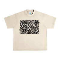 Sandshell zebra pattern background Urban Heavy Tee - BarkalooDesign