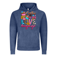 Vintage Denim coffee is my love language Vintage Hoodie - Zillion Design Studio