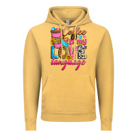 Vintage Mustard coffee is my love language Vintage Hoodie - Zillion Design Studio