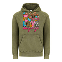 Vintage Olive coffee is my love language Vintage Hoodie - Zillion Design Studio