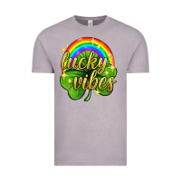 Vintage Zinc Lucky vibes st. patricks day Vintage Tee - Neo Western