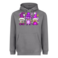 Storm purple winter gnomies Heavyweight Hoodie - NancyCooperArtShop