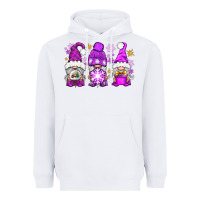 White purple winter gnomies Heavyweight Hoodie - NancyCooperArtShop