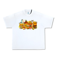 White bee drink Urban Heavy Tee - RacoonDesign