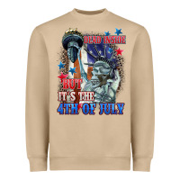 Mushroom Dead inside but it's the 4th of July Heavyweight Sweatshirt - CowGirlArtShop