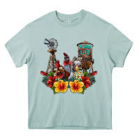 Arona farm life chicken Heavy Core Tee - SublimationCraftShop