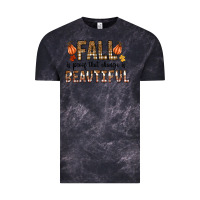 Cloud Black Fall Vintage Tee - CowhideDigitalArt