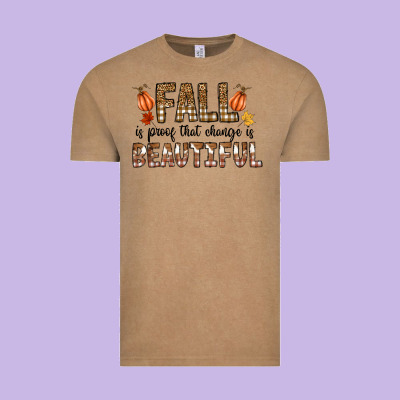 Fall Vintage Tee Designed By Cowhidedigitalart