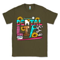 Army Green dental life Classic Tee - Artiststas