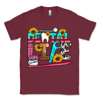 Burgundy dental life Classic Tee - Artiststas