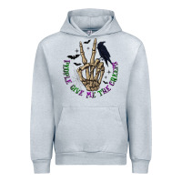 Heather Grey People Give Me The Creeps Urban Hoodie - texasbilliewilder