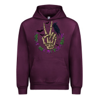 Mauve Wine People Give Me The Creeps Urban Hoodie - texasbilliewilder