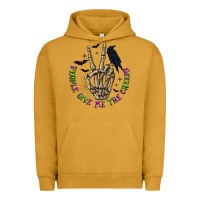Pigment Peanut Butter People Give Me The Creeps Urban Hoodie - texasbilliewilder