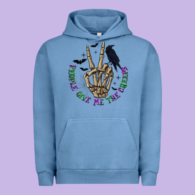 People Give Me The Creeps Urban Hoodie Designed By Texasbilliewilder