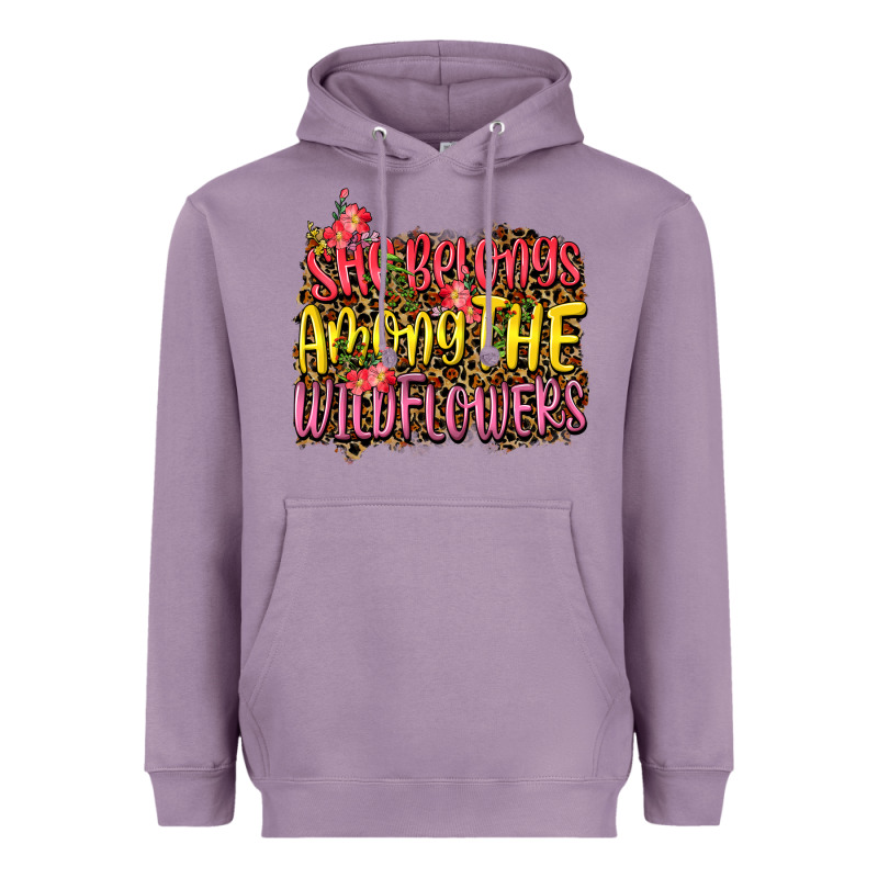 She Belongs Among The Wildflowers Heavyweight Hoodie by NancyCooperArtShop | Teevron
