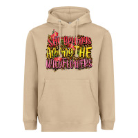 Mushroom she belongs among the wildflowers Heavyweight Hoodie - NancyCooperArtShop
