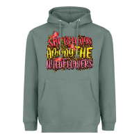 Sage she belongs among the wildflowers Heavyweight Hoodie - NancyCooperArtShop