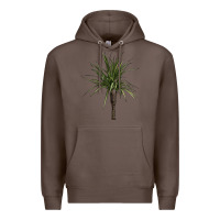 Coffee Dracaena Marginata Premium Hoodie - LillyAllenDesigns