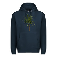 Navy Dracaena Marginata Premium Hoodie - LillyAllenDesigns