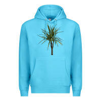 Ocean Blue Dracaena Marginata Premium Hoodie - LillyAllenDesigns