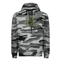 Slate Camo Dracaena Marginata Premium Hoodie - LillyAllenDesigns
