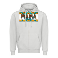 Dove Grey mama of both license plate Zipper Hoodie - Jasminsmagicworld