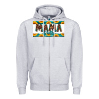 Heather Grey mama of both license plate Zipper Hoodie - Jasminsmagicworld
