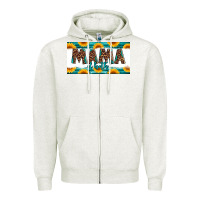Oatmeal Heather mama of both license plate Zipper Hoodie - Jasminsmagicworld