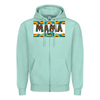 Seafoam mama of both license plate Zipper Hoodie - Jasminsmagicworld