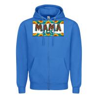 True Royal mama of both license plate Zipper Hoodie - Jasminsmagicworld