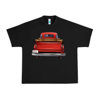 Black western red truck back view Urban Heavy Tee - FaDigitalArtStudio