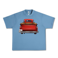Pebble Blue western red truck back view Urban Heavy Tee - FaDigitalArtStudio