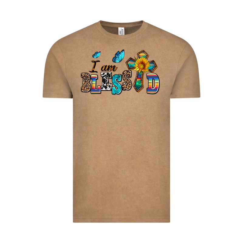 ı Am Blessed Vintage Tee by AdoDesignShop | Teevron