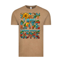 Vintage Coffee sorry i am late i didnt want to come Vintage Tee - HRA Design Shop