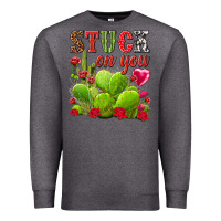 Charcoal Heather stuck on you Premium Sweatshirt - NancyCooperArtShop
