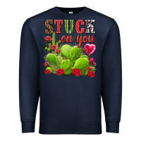 Navy stuck on you Premium Sweatshirt - NancyCooperArtShop