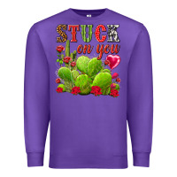 Purple stuck on you Premium Sweatshirt - NancyCooperArtShop