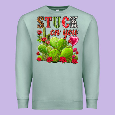 Stuck On You Premium Sweatshirt Designed By Nancycooperartshop