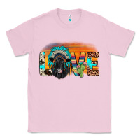 Bubblegum Pink love black angus indian headdress Classic Tee - JahusDesignShop