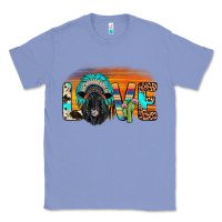 Colony Blue love black angus indian headdress Classic Tee - JahusDesignShop