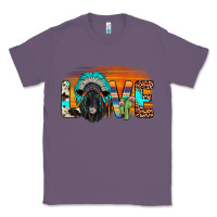 Lavender love black angus indian headdress Classic Tee - JahusDesignShop