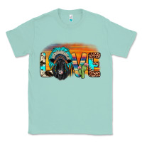 Seafoam love black angus indian headdress Classic Tee - JahusDesignShop