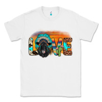 Love Black Angus Indian Headdress Classic Tee | Teevron