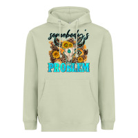 Matcha somebodys problem Heavyweight Hoodie - NancyCooperArtShop