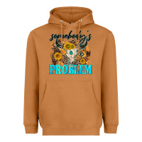Meerkat somebodys problem Heavyweight Hoodie - NancyCooperArtShop